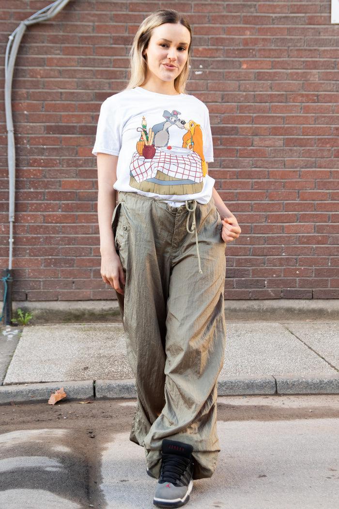 daisy street Daisy Street Relaxed T-Shirt with Lady and the Tramp Print