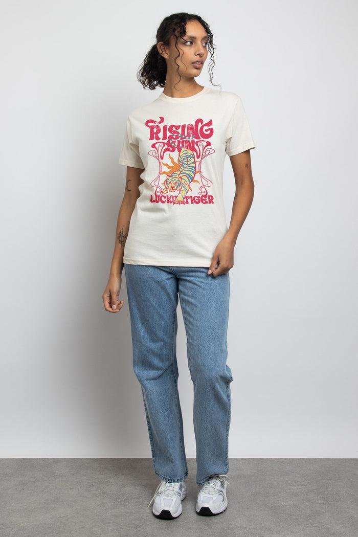 Daisy Street Daisy Street Relaxed T-Shirt With Lucky Tiger Print