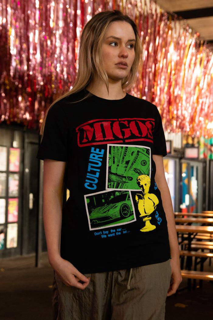 daisy street Daisy Street Relaxed T-Shirt with Migos Print