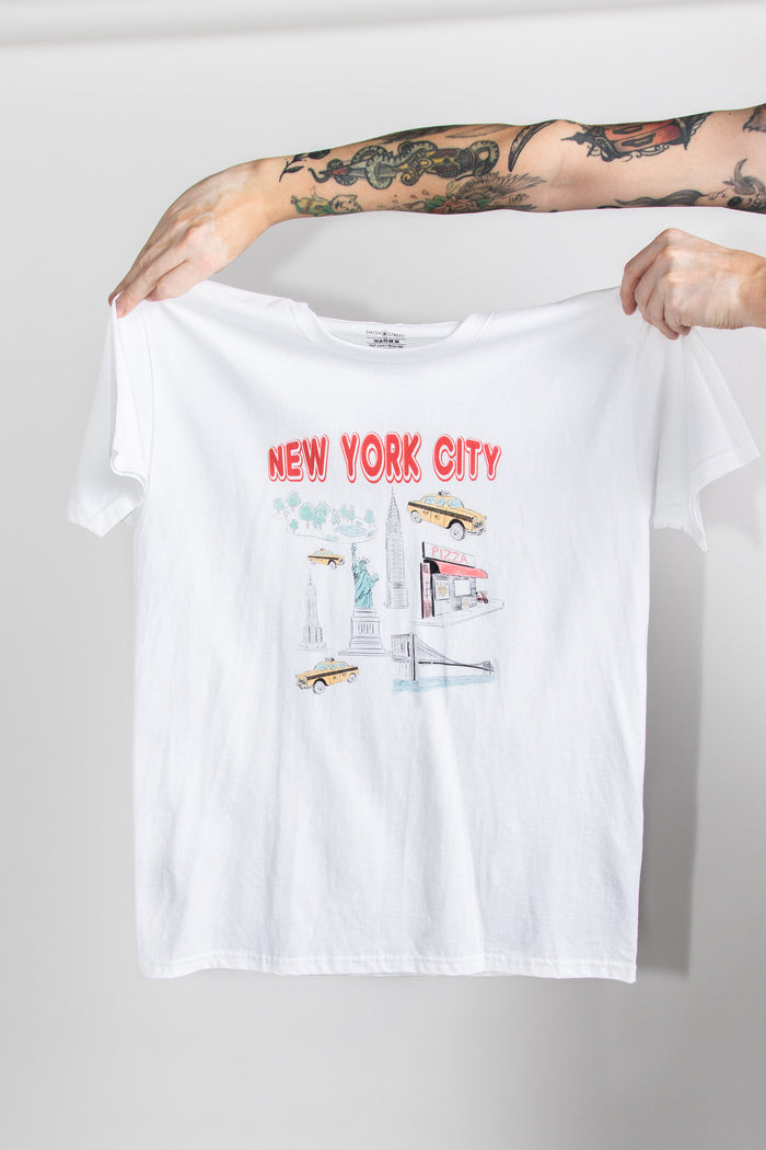 Daisy Street Daisy Street Relaxed T-Shirt With New York Print