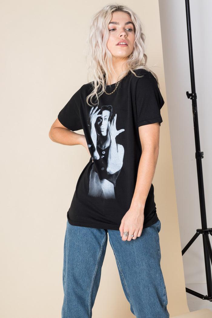 daisy street Daisy Street Relaxed T-Shirt with Prince Parade Print