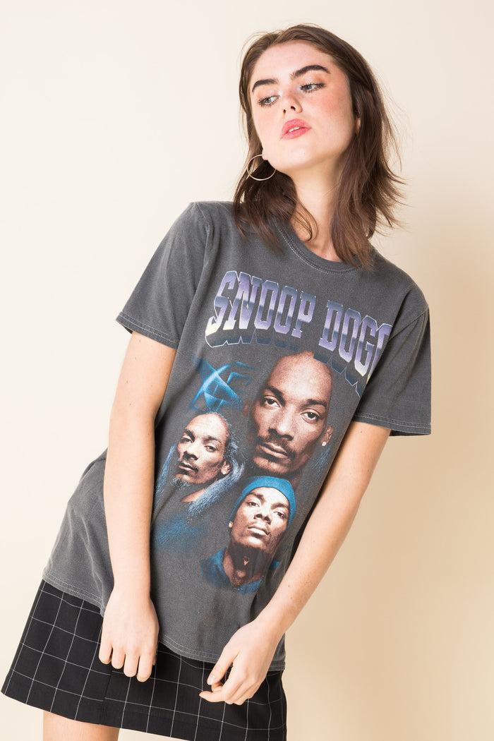 daisy street Daisy Street Relaxed T-Shirt with Snoop Dogg Print