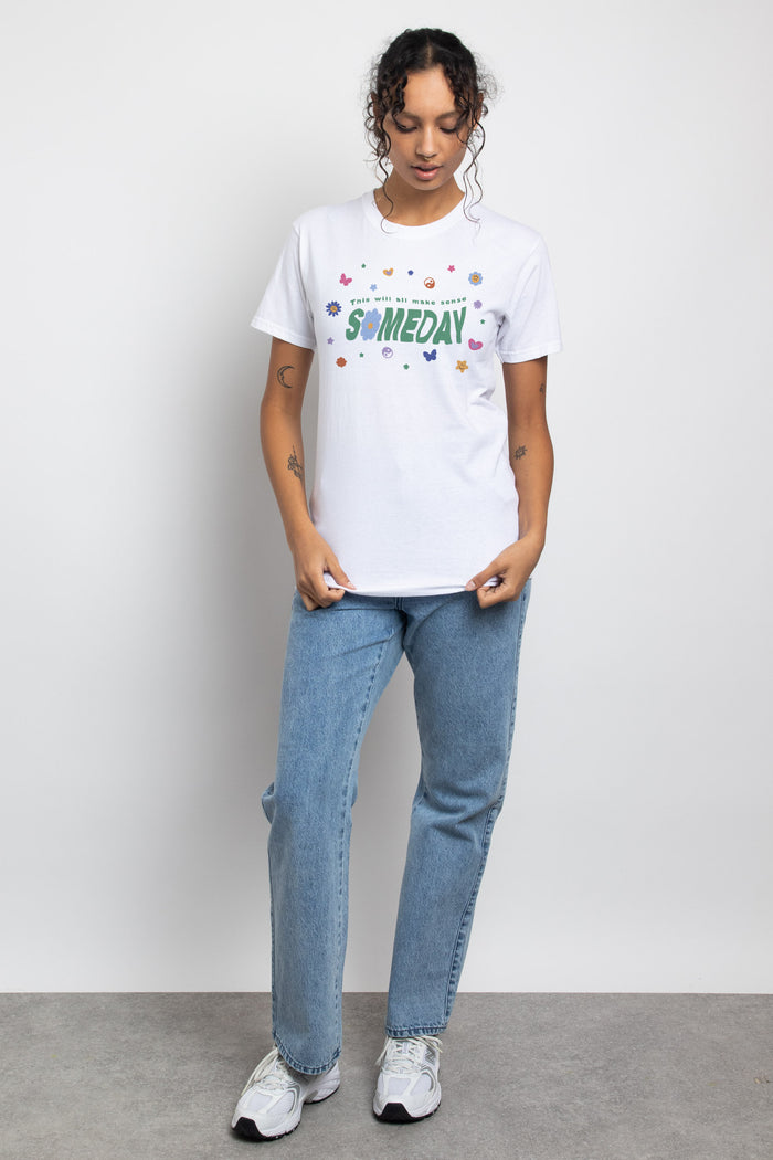 daisy street Daisy Street Relaxed T-Shirt with Someday Print