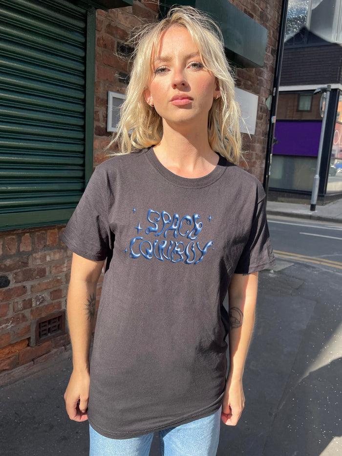 daisy street Daisy Street Relaxed T-Shirt with Space Cowboy Graphic