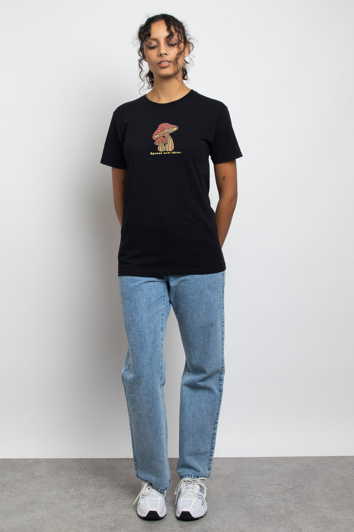 Daisy Street Daisy Street Relaxed T-Shirt With Sprout New Ideas Print