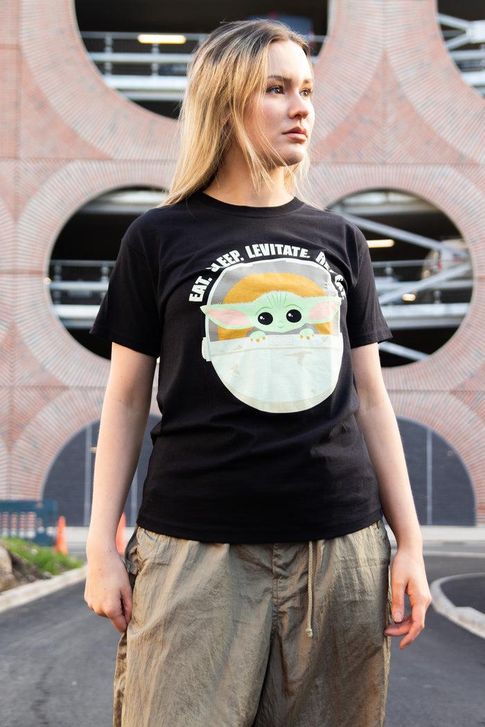 daisy street Daisy Street Relaxed T-Shirt with Star Wars Mandalorian Print