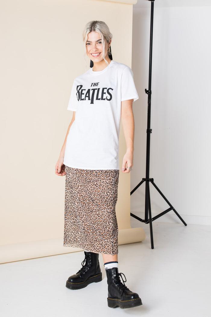 Daisy Street Daisy Street Relaxed T-Shirt With The Beatles Print