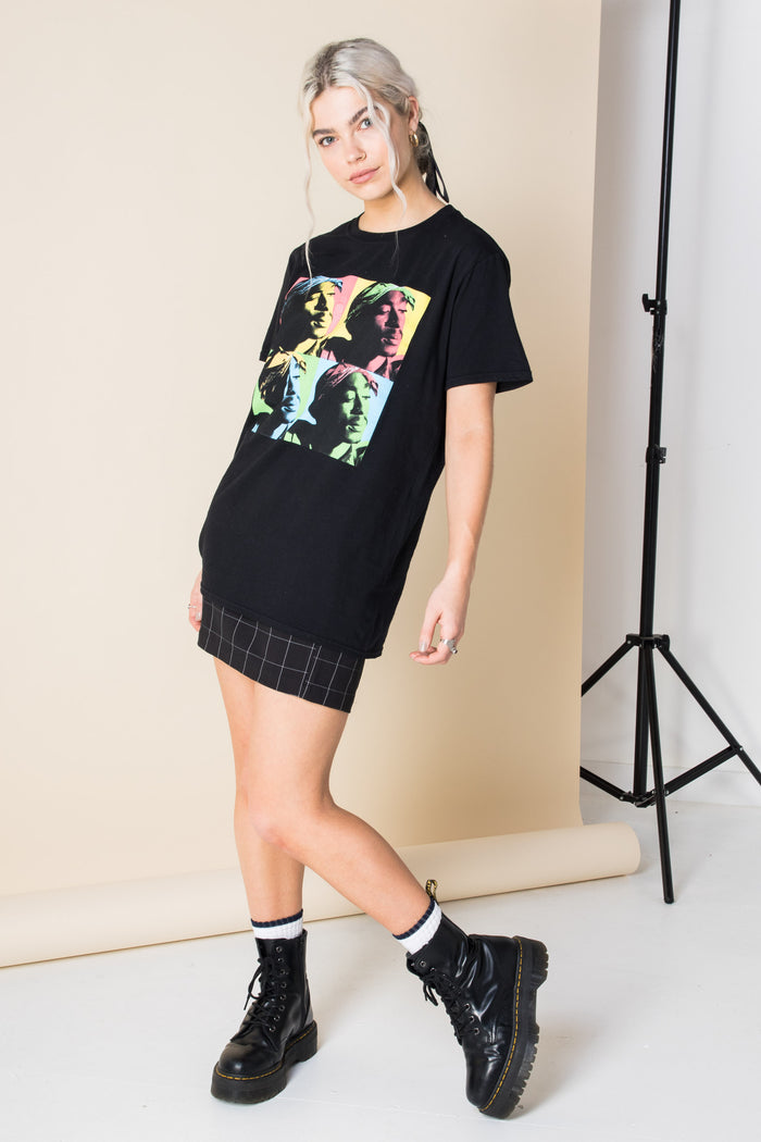 Daisy Street Daisy Street Relaxed T-Shirt With Tupac Print