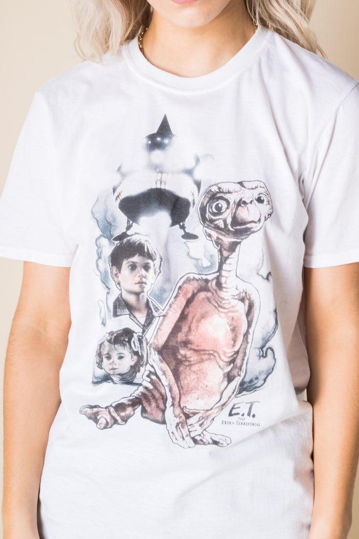 Daisy Street Daisy Street Relaxed T-Shirt With Vintage ET Print