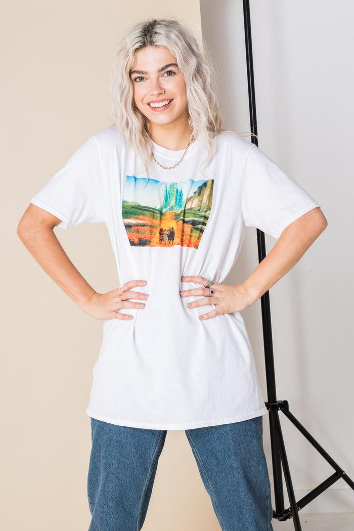 Daisy Street Daisy Street Relaxed T-Shirt With Wizard Of Oz Print