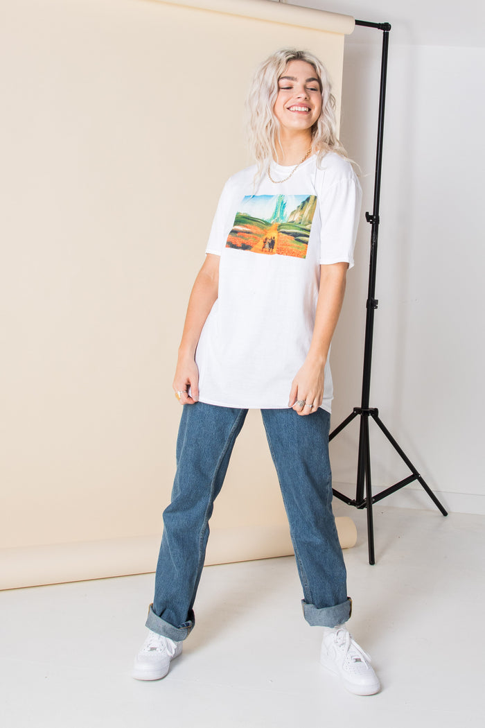 daisy street Daisy Street Relaxed T-Shirt with Wizard of Oz Print