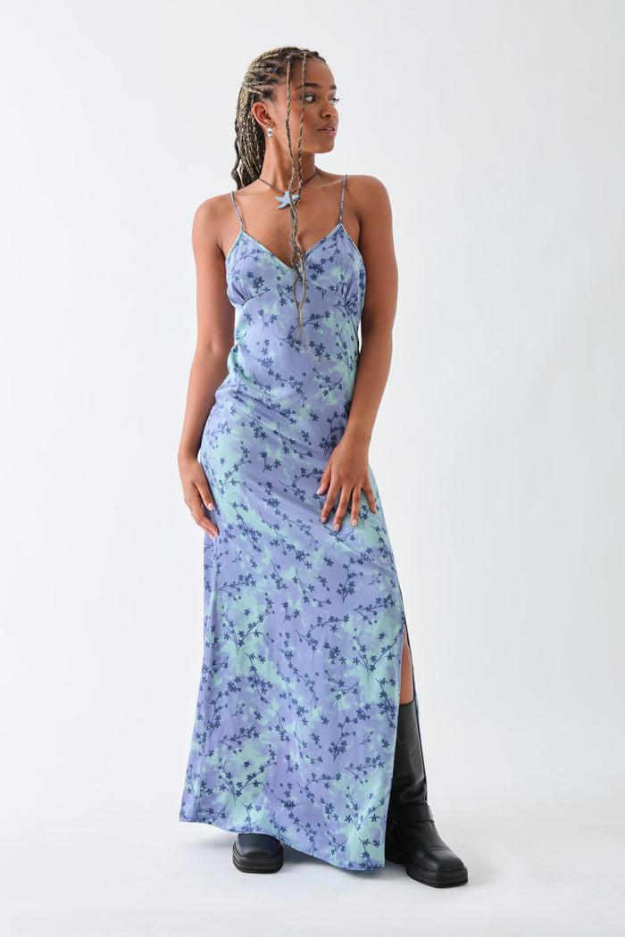 daisy street Daisy Street Satin Slip Cami Dress With Split