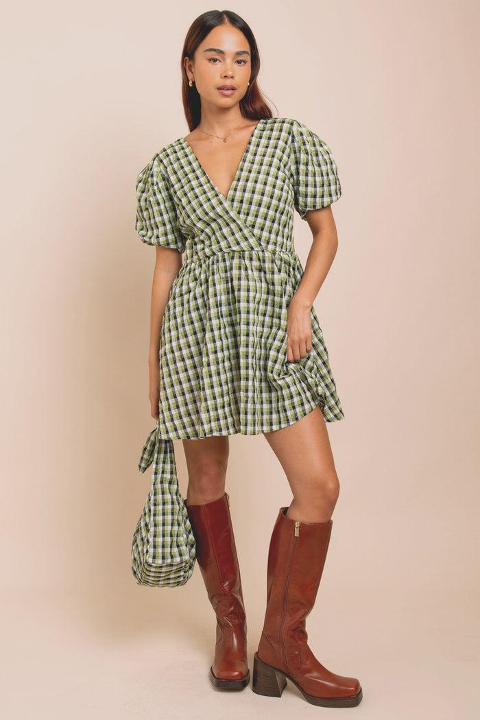 daisy street Daisy Street Seersucker Mini Smock Dress
