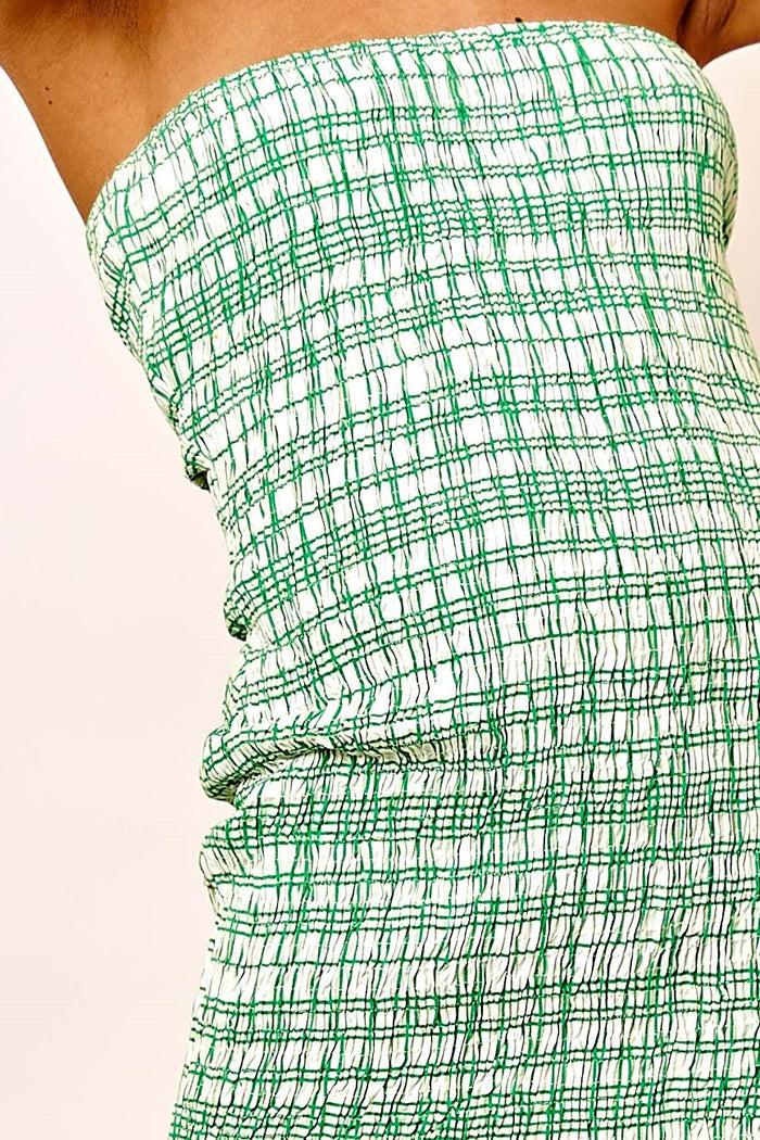 Daisy Street Daisy Street Shirred Bodycon Bandeau Mini Dress