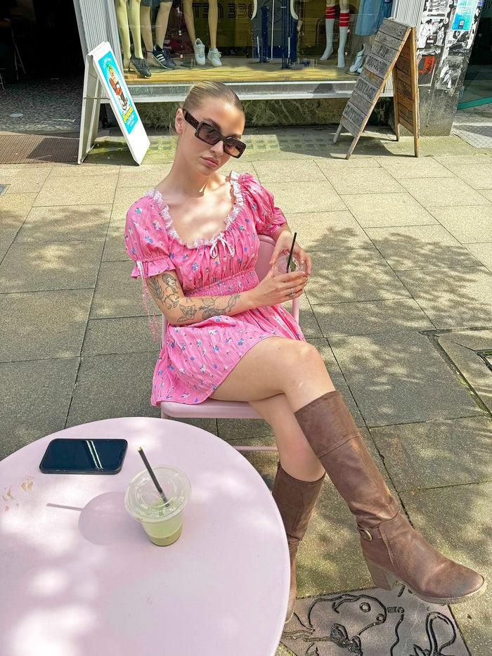 daisy street Daisy Street Shirred Milkmaid Playsuit