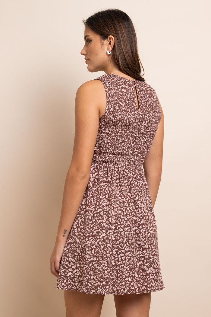 Daisy Street Daisy Street Shirred Sleeveless Alexis Dress