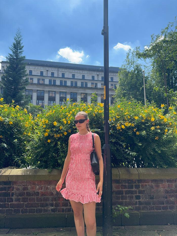 Daisy Street Daisy Street Shirred Sleeveless Mini Dress