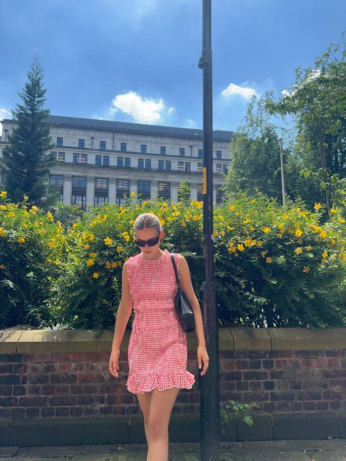 Daisy Street Daisy Street Shirred Sleeveless Mini Dress