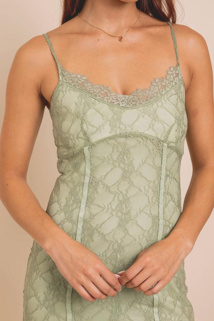 Daisy Street Daisy Street Stretch Lace Midaxi Dress