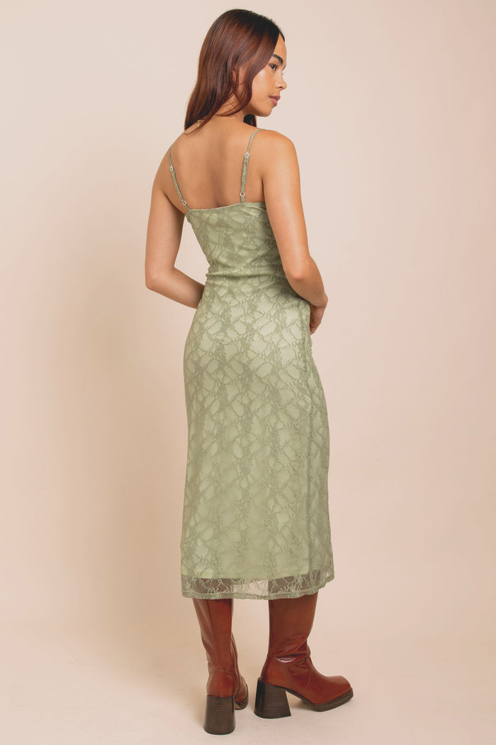 Daisy Street Daisy Street Stretch Lace Midaxi Dress