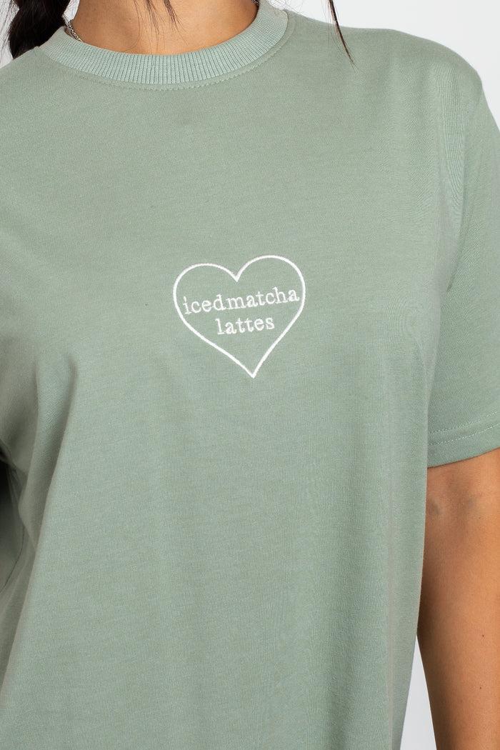 Daisy Street Daisy Street T-Shirt Iced Matcha Graphic