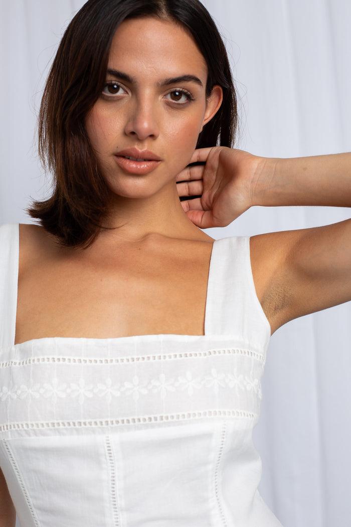 Daisy Street Daisy Street Tiered Midaxi Dress With Lace Trims