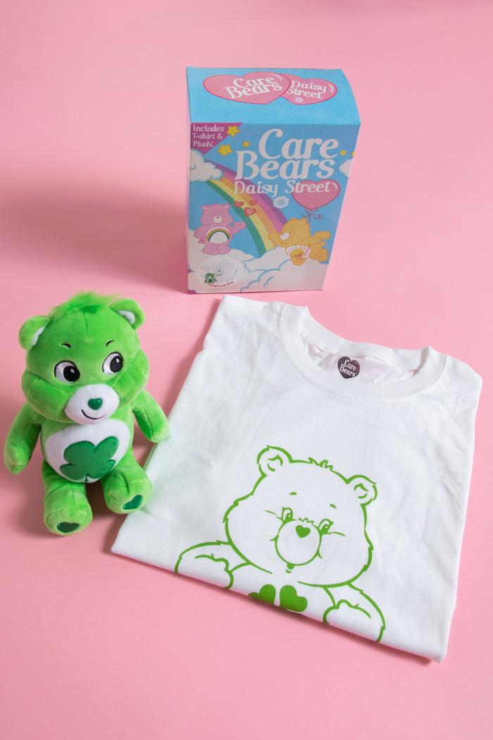Daisy Street Daisy Street X Care Bears Relaxed With Plush Toy T-Shirt In Green
