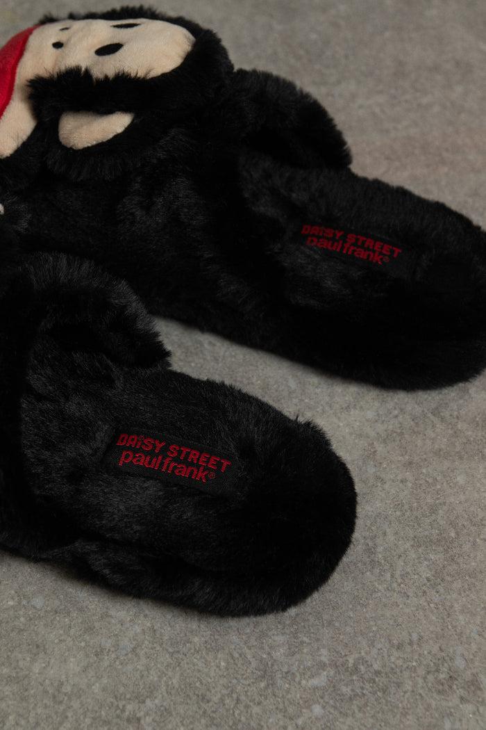 Daisy Street DAISY STREET X PAUL FRANK FLUFFY SLIPPERS