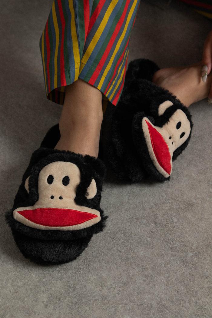daisy street DAISY STREET X PAUL FRANK FLUFFY SLIPPERS