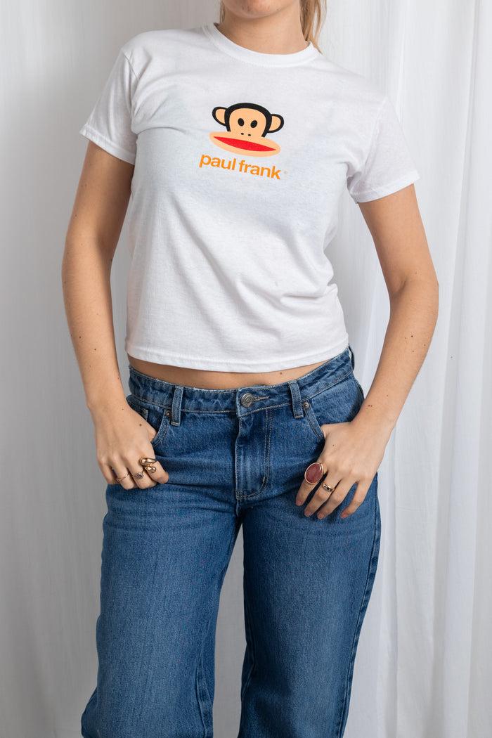 Daisy Street DAISY STREET X PAUL FRANK JULIUS WHITE BABY TEE