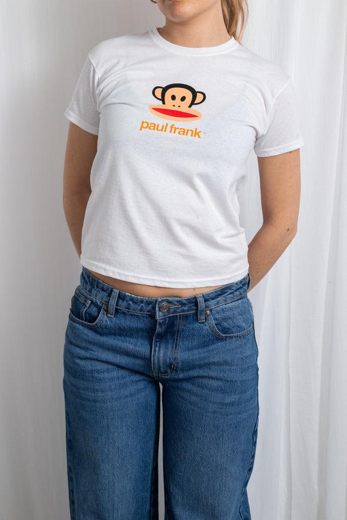 Daisy Street DAISY STREET X PAUL FRANK JULIUS WHITE BABY TEE