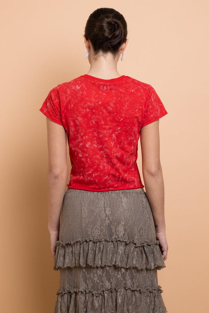 Daisy Street Daisy Street Youth Snow Washed Baby Tee