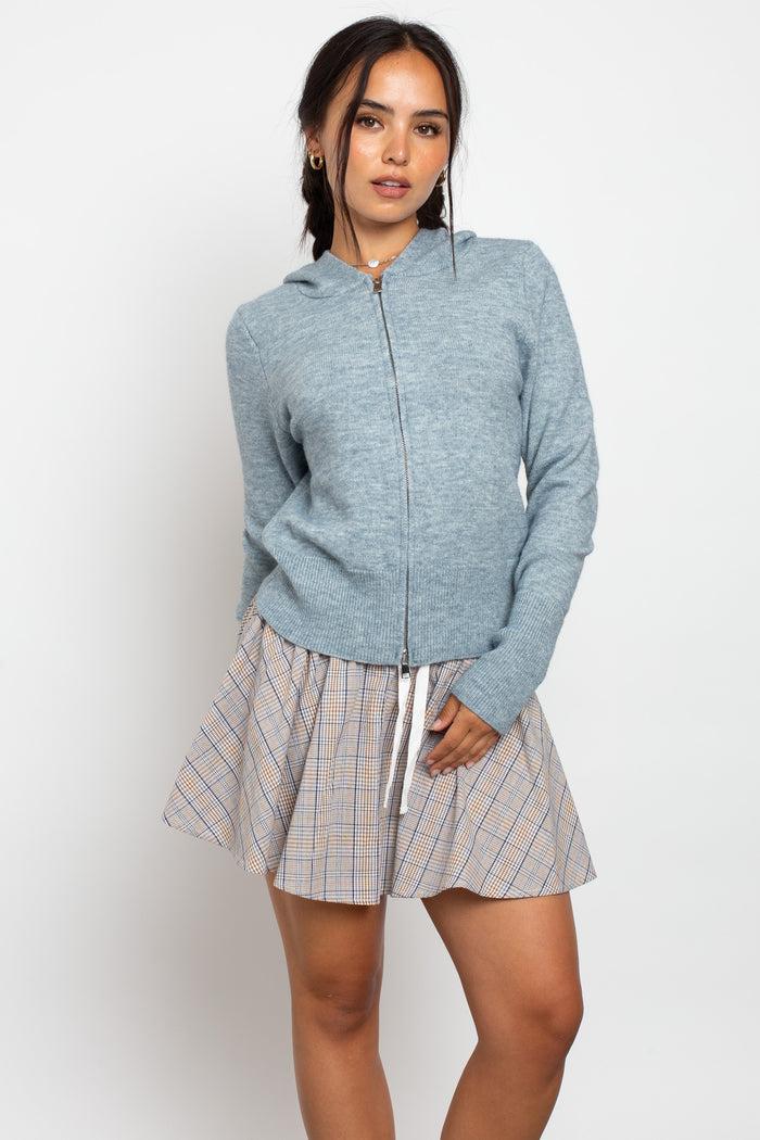 daisy street Daisy Street Zip Through True Knit Hoodie