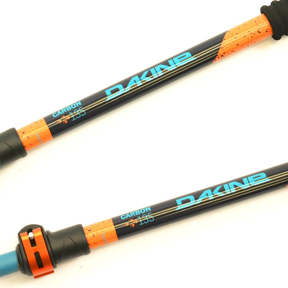Dakine Carbon Explore Series Trekking Poles - Orange / Blue