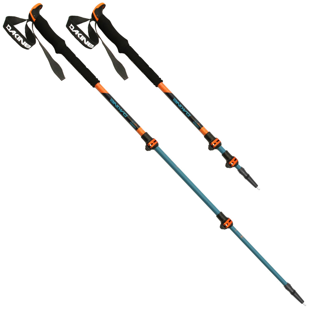 dakine Carbon Explore Series Trekking Poles - Orange / Blue