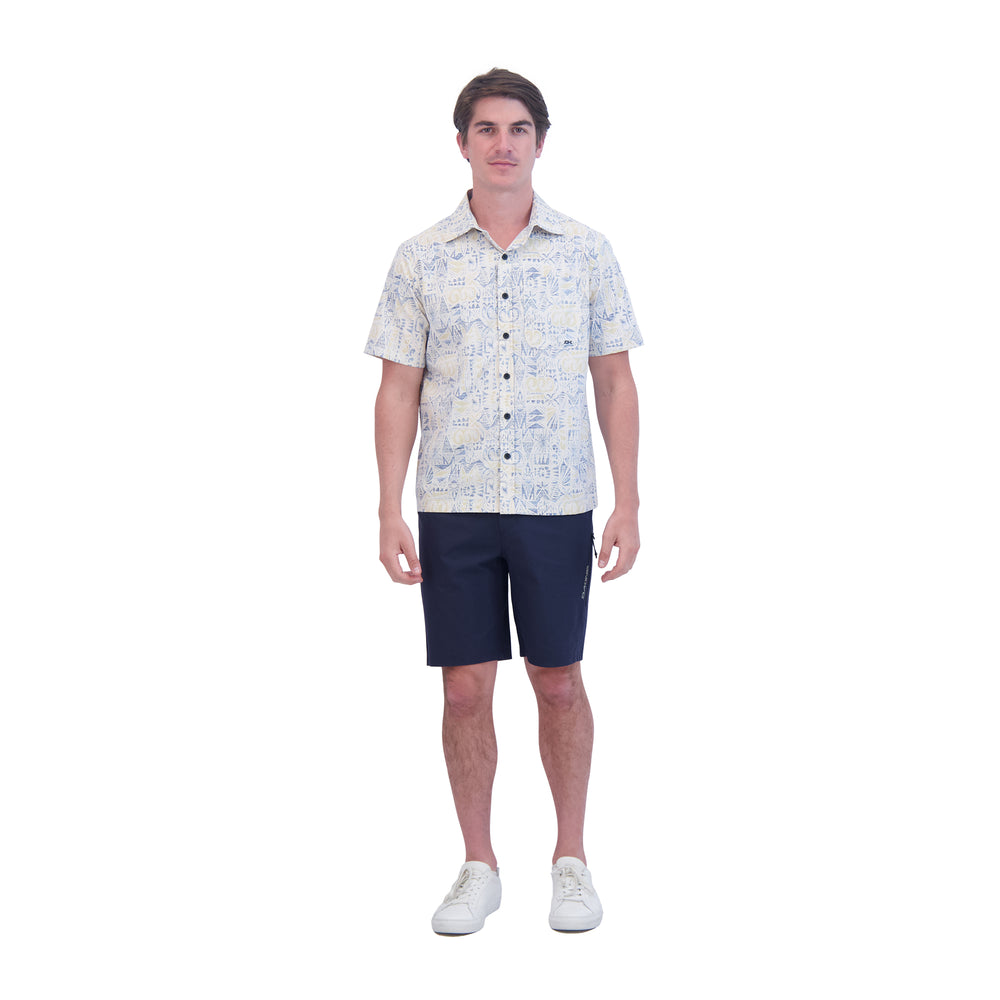 Dakine Dakine Aloha Button Down Short Sleeve Shirt - DK Stamp Print