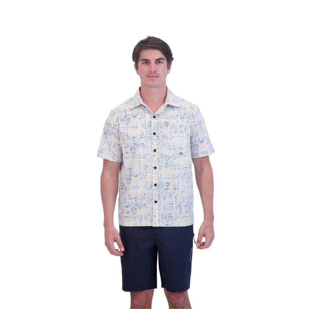 dakine Dakine Aloha Button Down Short Sleeve Shirt - DK Stamp Print