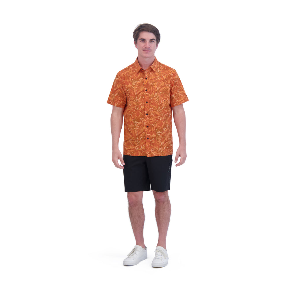 Dakine Dakine Aloha Button Down Short Sleeve Shirt - Sunset Palms Print