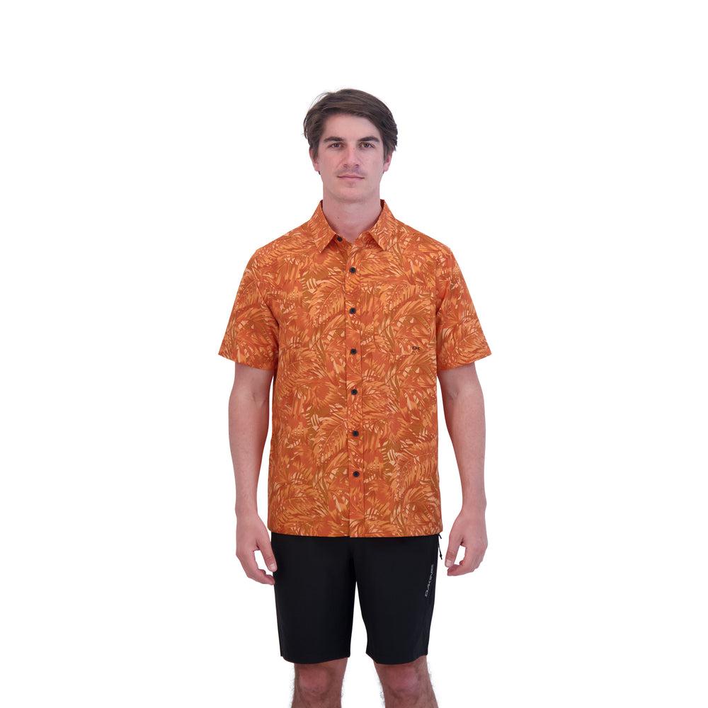 dakine Dakine Aloha Button Down Short Sleeve Shirt - Sunset Palms Print