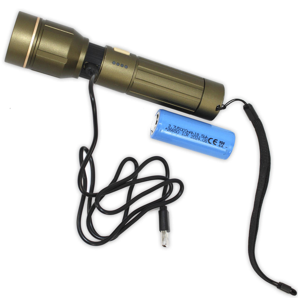 Dakine Flare Zoom Flashlight 1800 Lumens - Olive