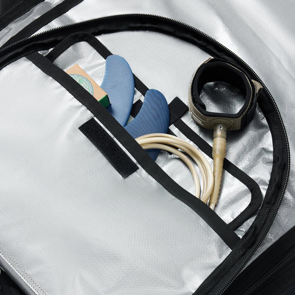 Dakine Daylight Lt Surfboard Bag Noserider - Silver/Black