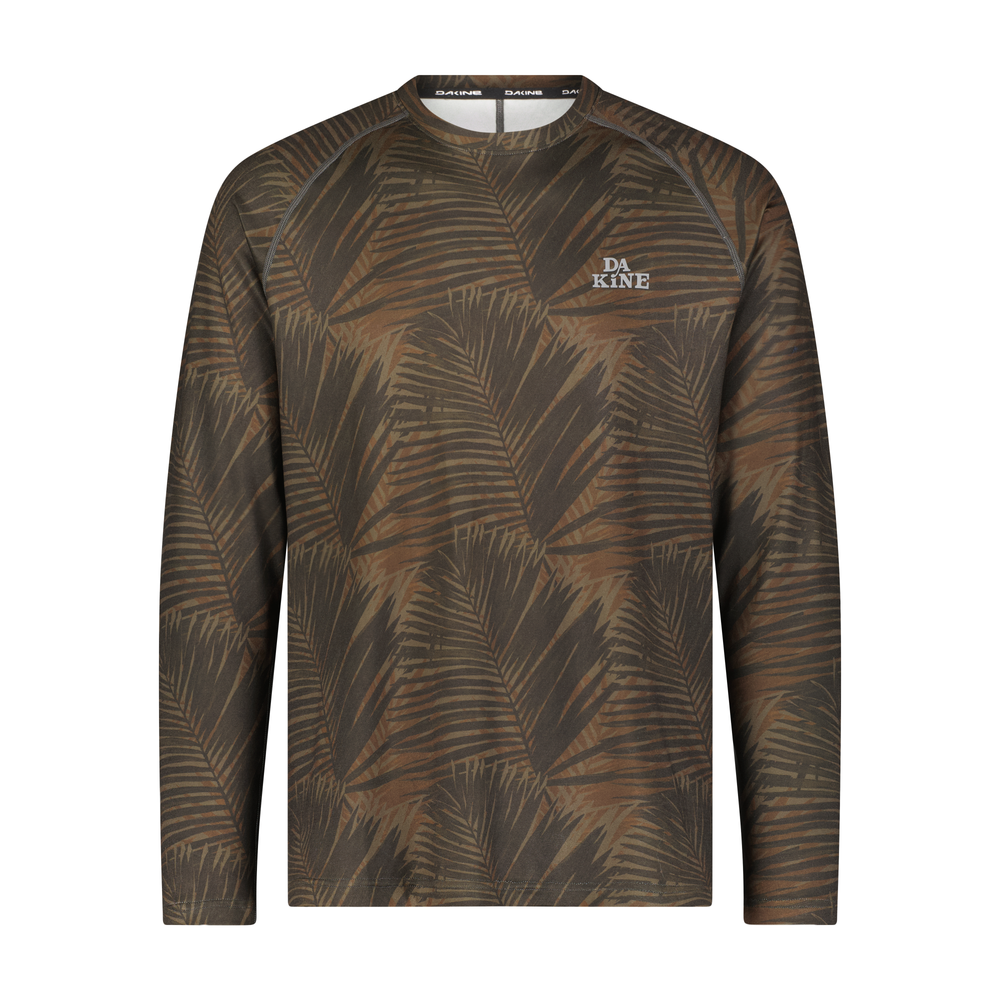 dakine River Jetty Long Sleeve Loose Fit Rashguard - Brown Combo