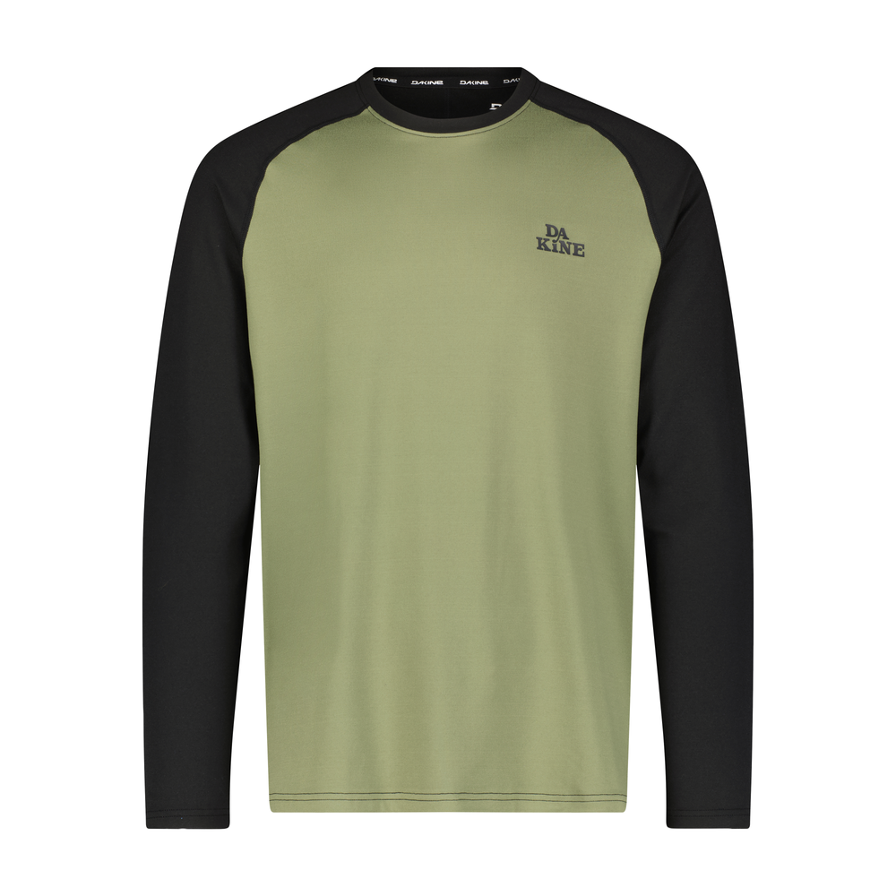 dakine River Jetty Long Sleeve Loose Fit Rashguard - Olivine