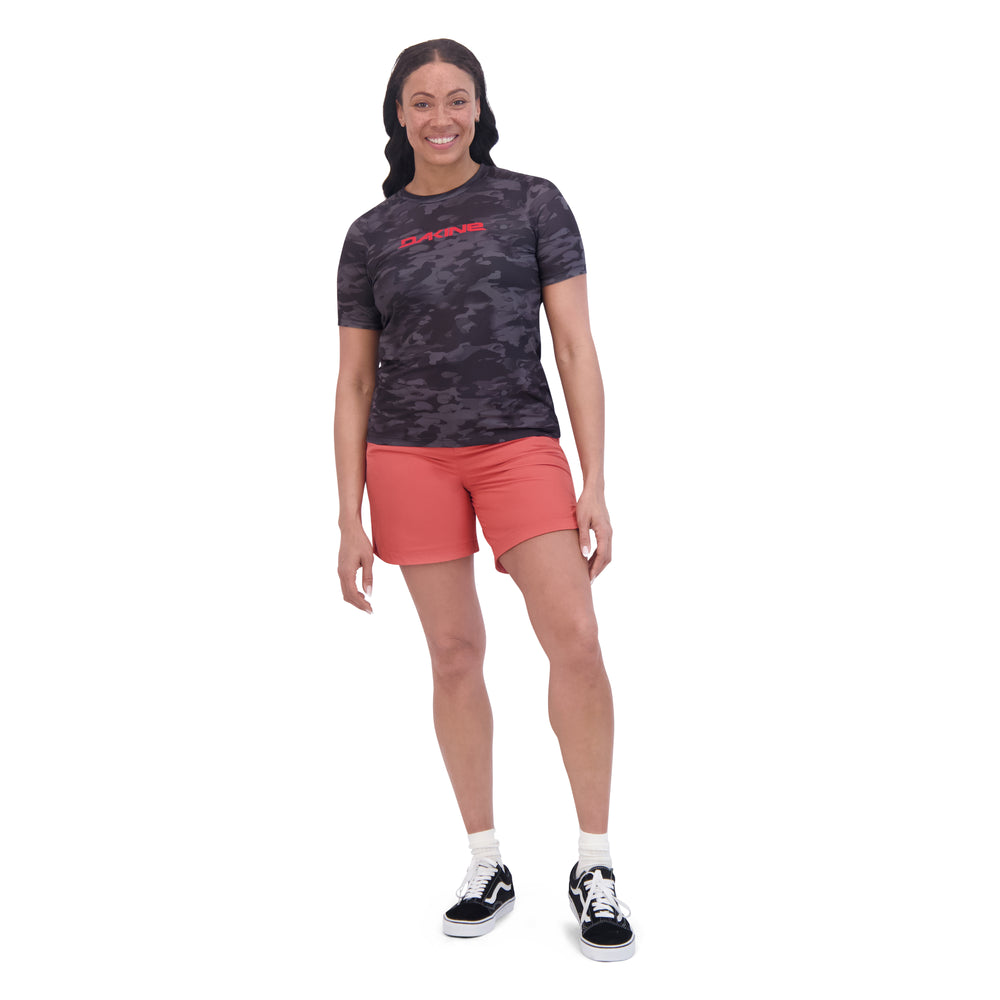 Dakine Syncline Short Sleeve Jersey Women's - Black Vintage Camo