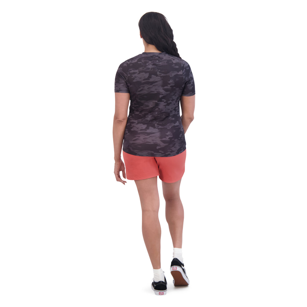 Dakine Syncline Short Sleeve Jersey Women's - Black Vintage Camo