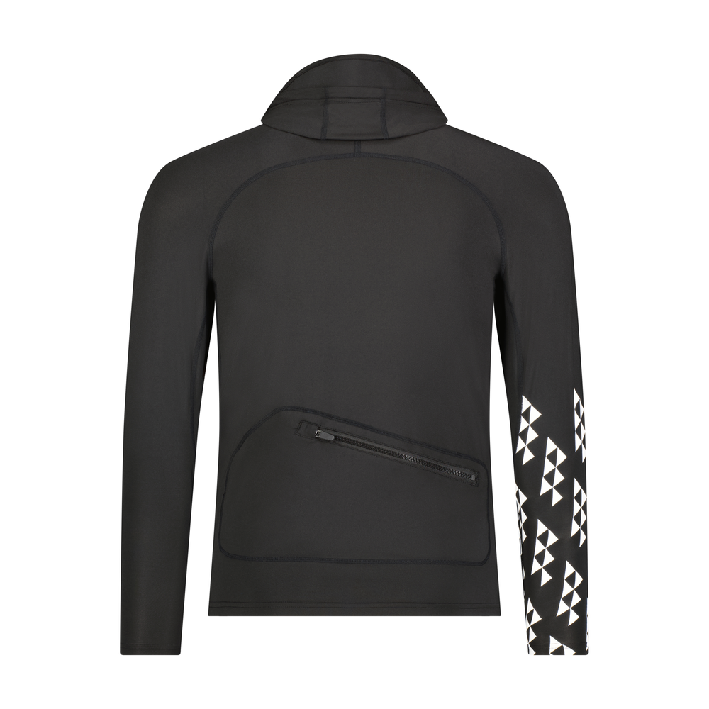 Dakine Todos Hooded Compression Fit Rashguard - Black Combo