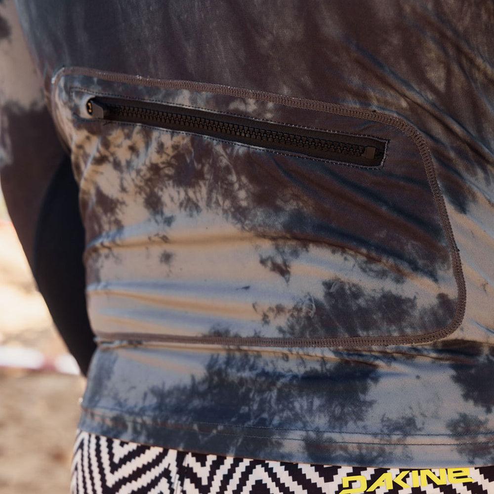 Dakine Todos Hooded Compression Fit Rashguard - Dark Waves