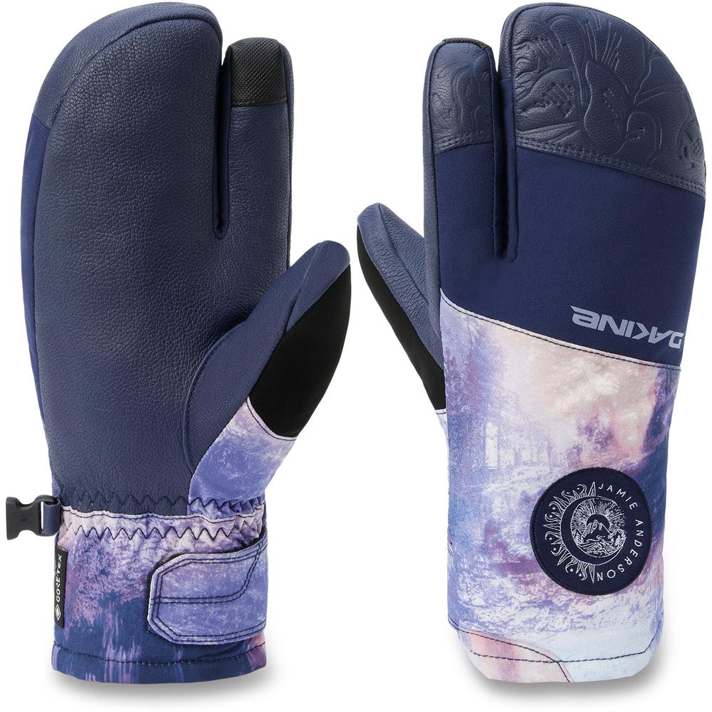 Dakine Womens Team Fleetwood Gore-Tex Short Trigger Mitt Jamie Anderson - Waterfall