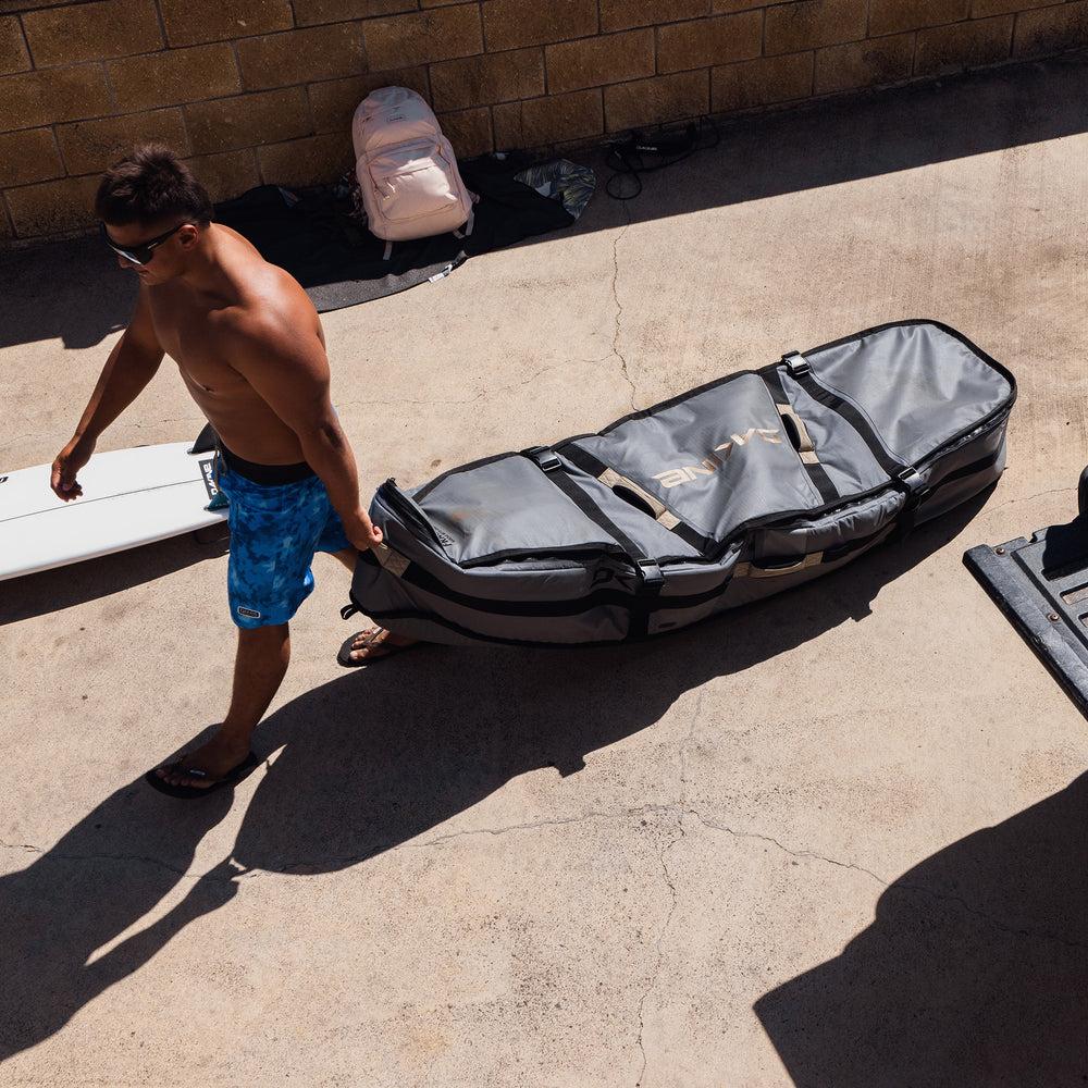 Dakine World Traveler Quad Surfboard Roller Bag - Castlerock/Stone