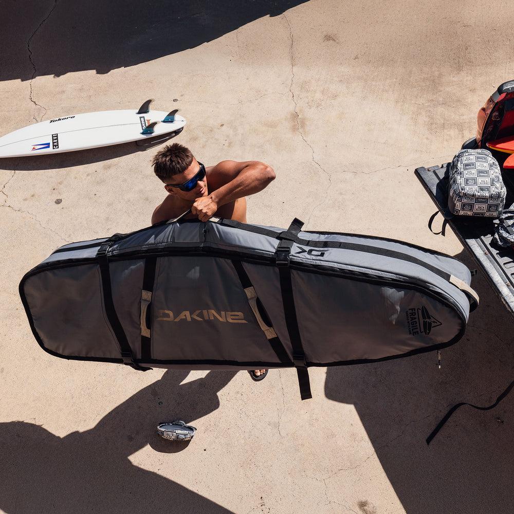 Dakine World Traveler Quad Surfboard Roller Bag - Castlerock/Stone